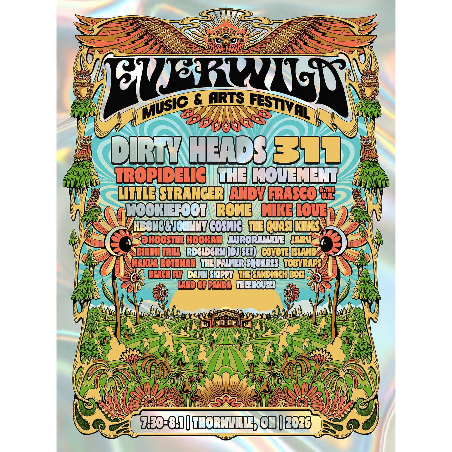 Foil Line-Up Poster