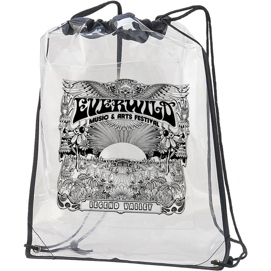 Festival Clear Cinch Bag