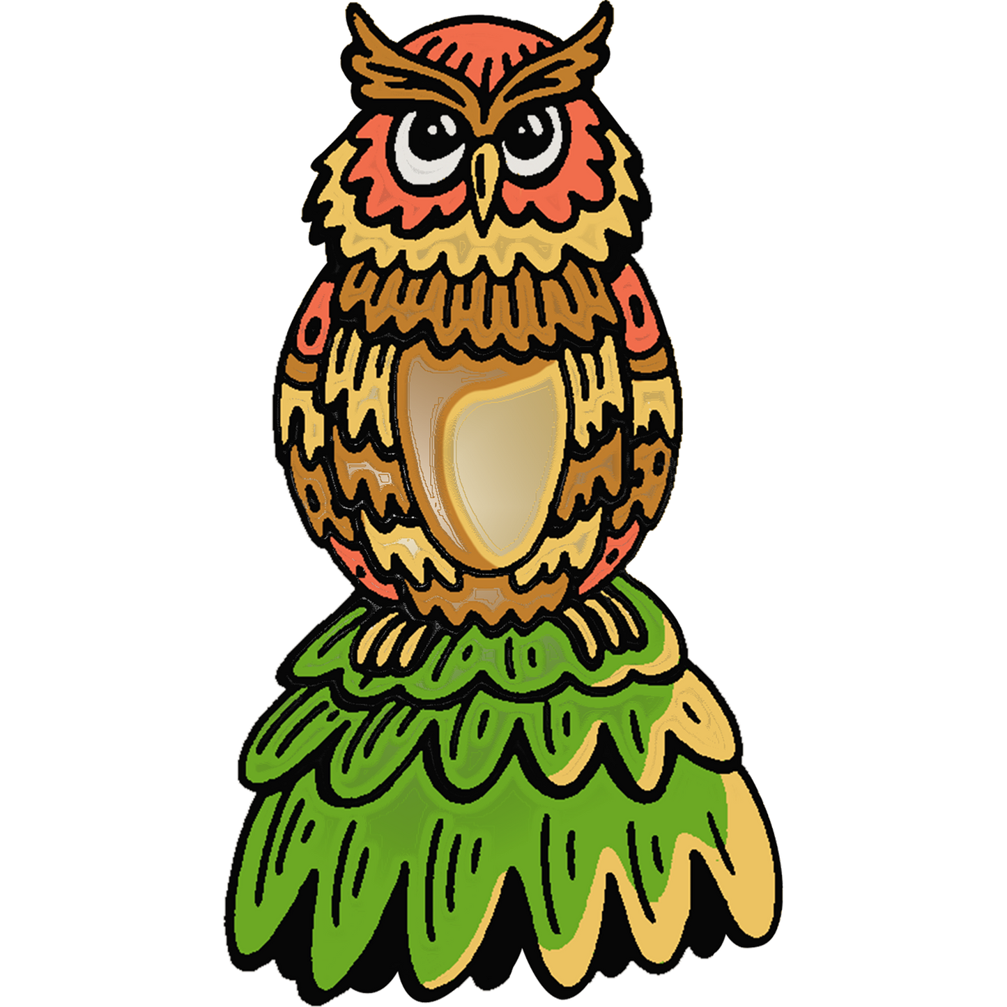 Owl Enamel Pin