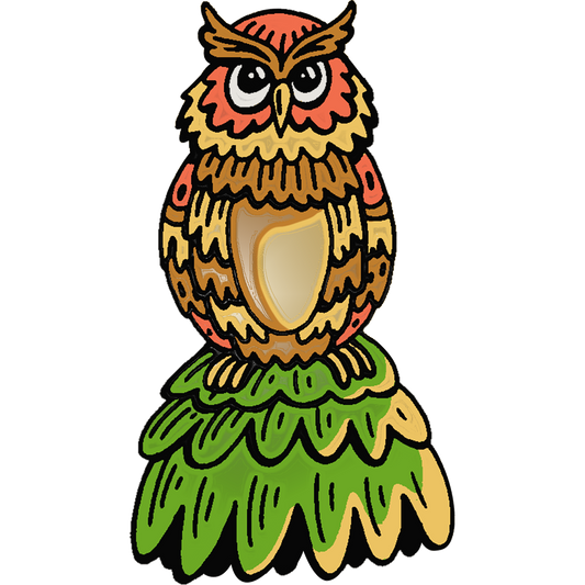 Owl Enamel Pin