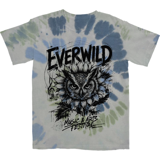 Tie Dye Owl Tee