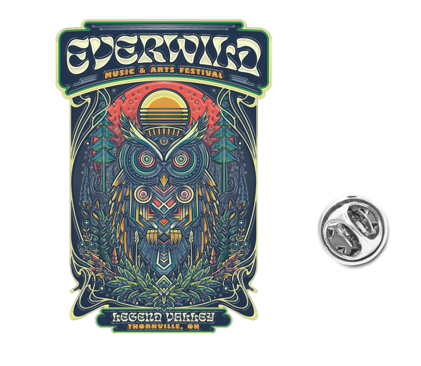 Everwild Owl Enamel Pin